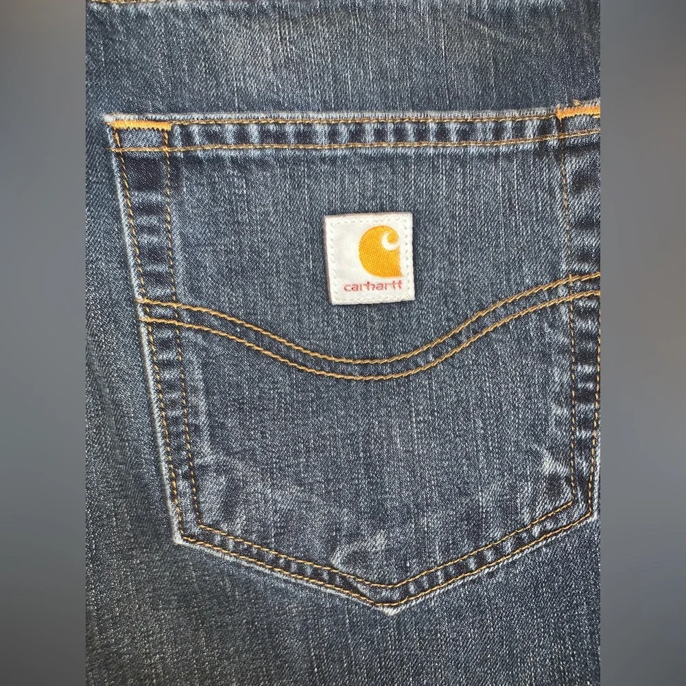 Carhartt Relaxed Fit Straight Leg jeans 101483 Holter Bedrock color sz 38x34 men
